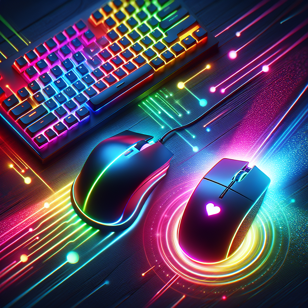 Posso sincronizar a iluminação RGB no meu mouse e teclado?